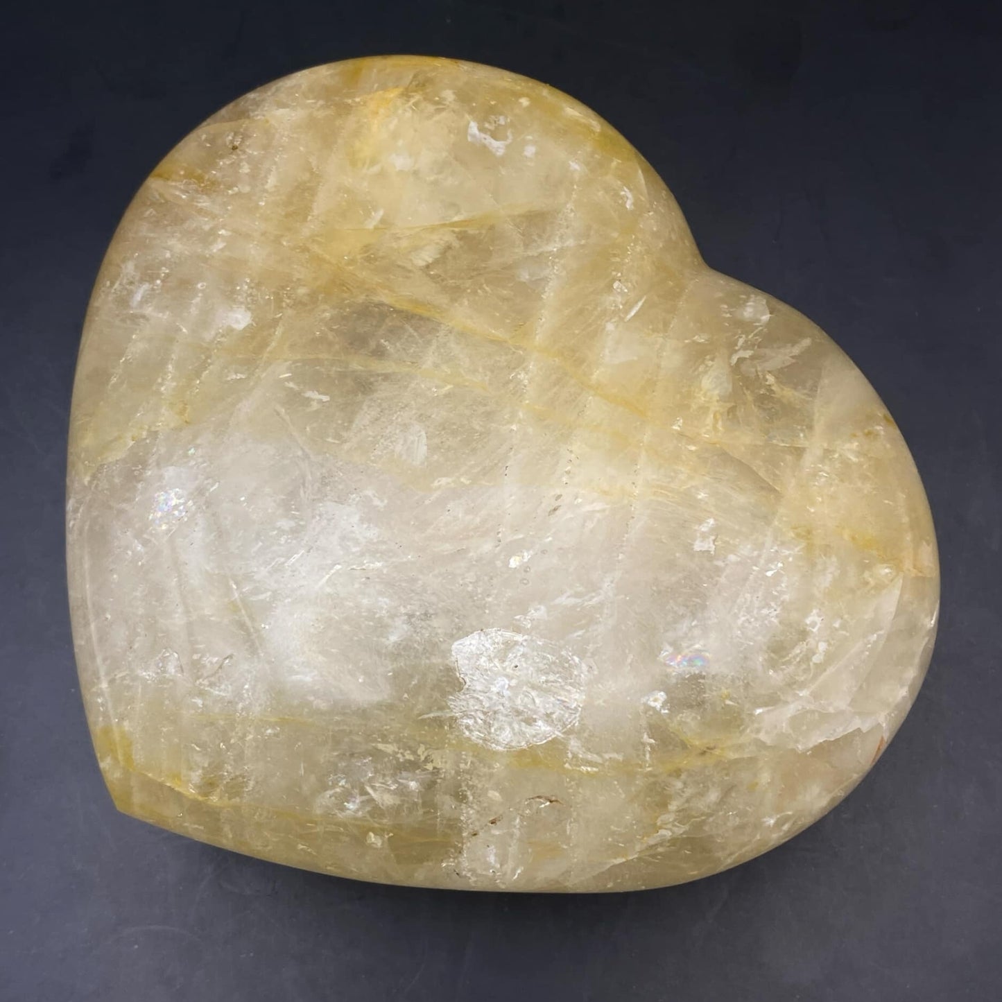 HUGE Citrine with Golden Healer Heart - over 1kg!