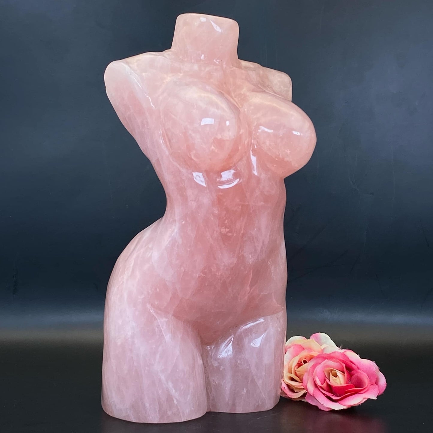 HUGE Rose Quartz Female Body - High Quality!