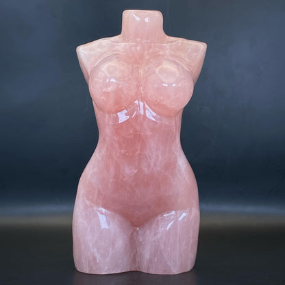 HUGE Rose Quartz Female Body - High Quality!