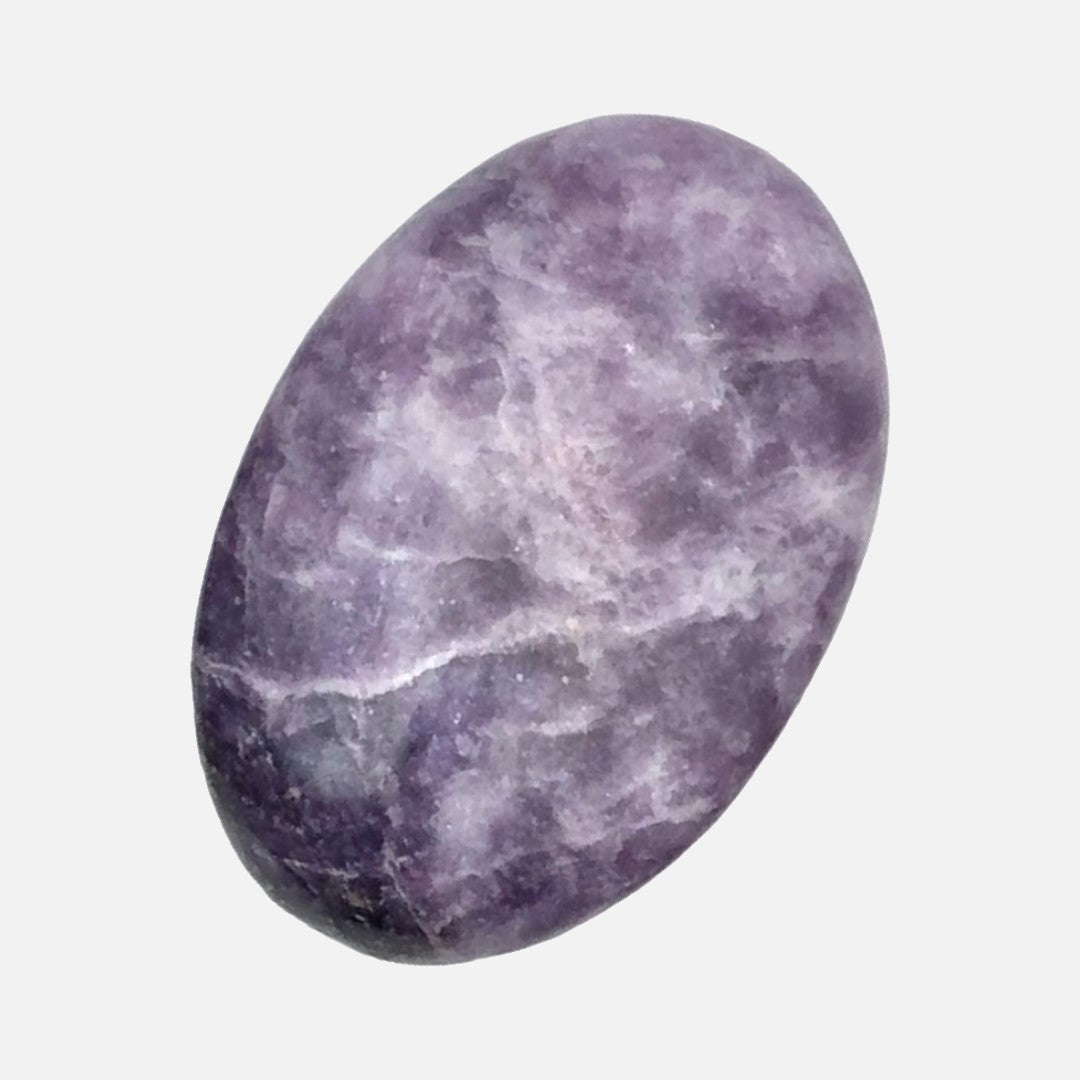 Lepidolite Palm Stone #1