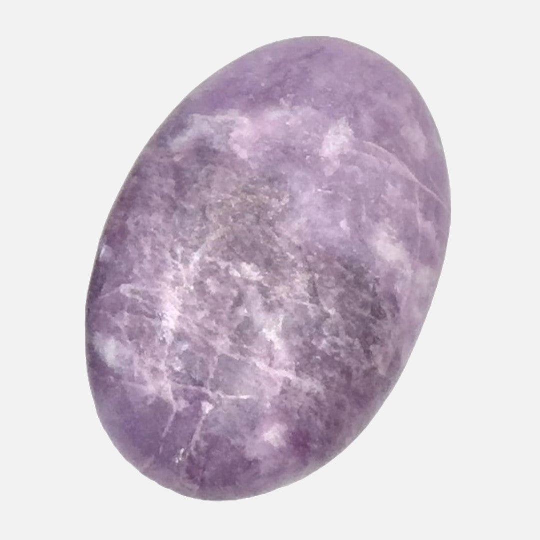 Lepidolite Palm Stone #2