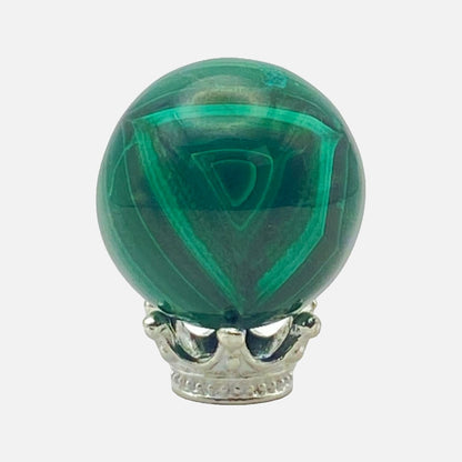 Genuine Natural Malachite Sphere #1 - Mini