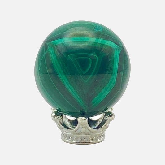 Genuine Natural Malachite Sphere #1 - Mini