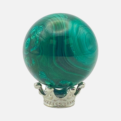 Genuine Natural Malachite Sphere #3 - Mini