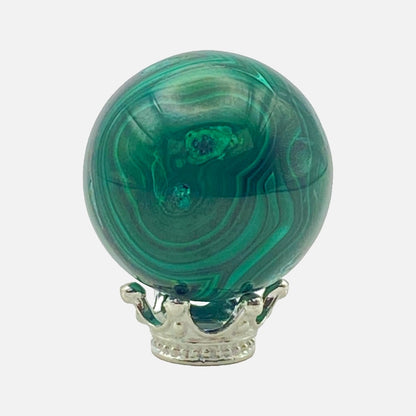 Genuine Natural Malachite Sphere #3 - Mini