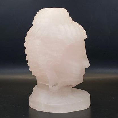 Dendritic Mangano Calcite Buddha Head - LARGE