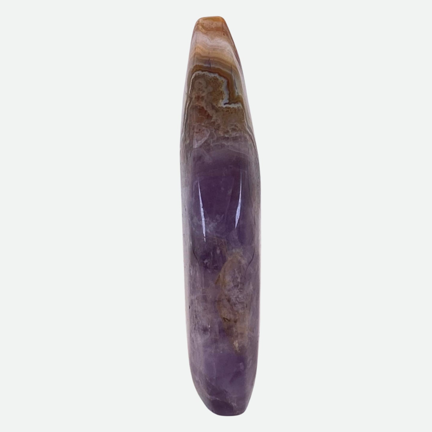 Mexican Agate with Amethyst Freeform #3