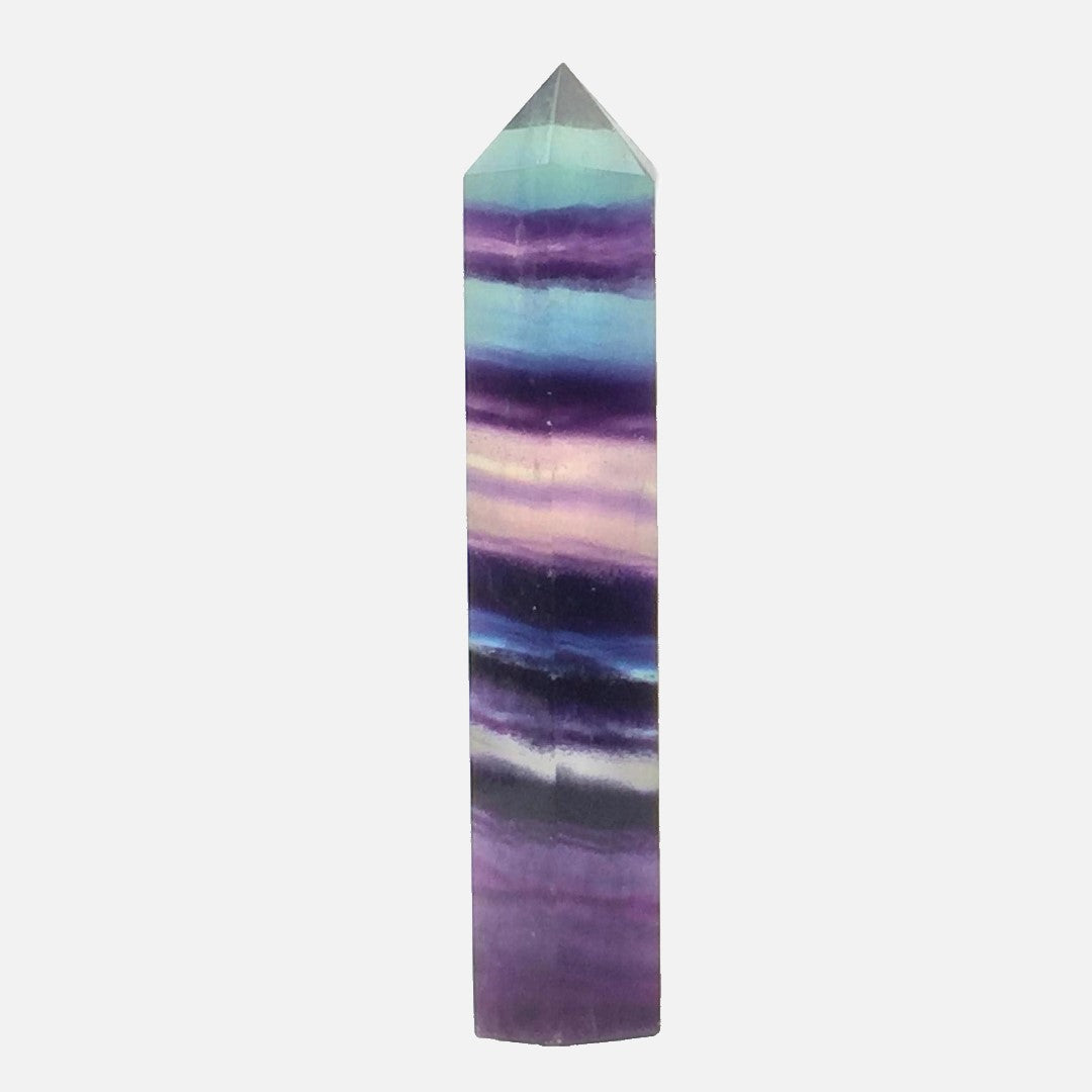 Rainbow Fluorite Point #1 - Mini