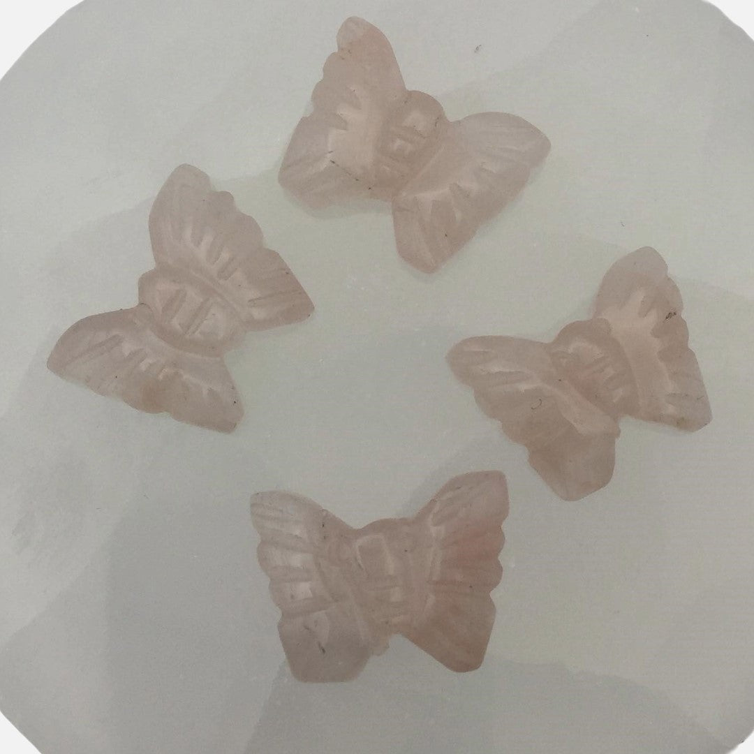 Rose Quartz Butterfly - Mini