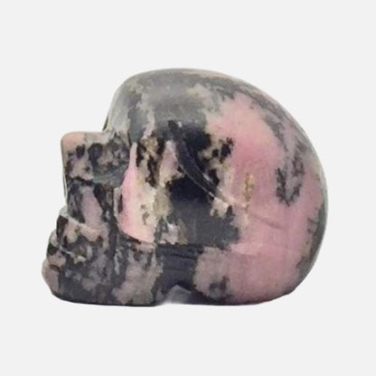 Rhodonite Skull - Mini