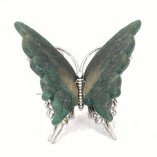 Moss Agate Butterfly #1