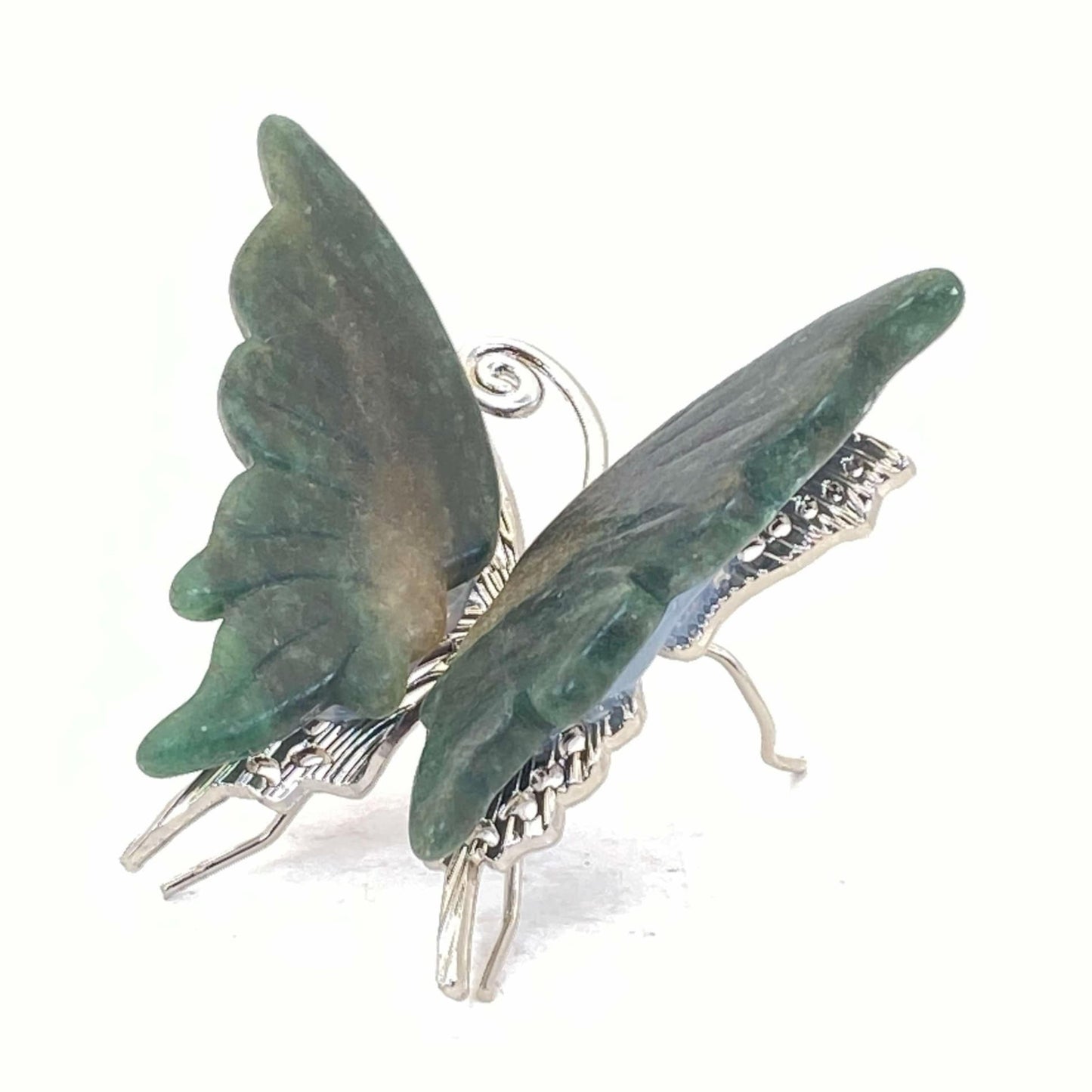 Moss Agate Butterfly #1