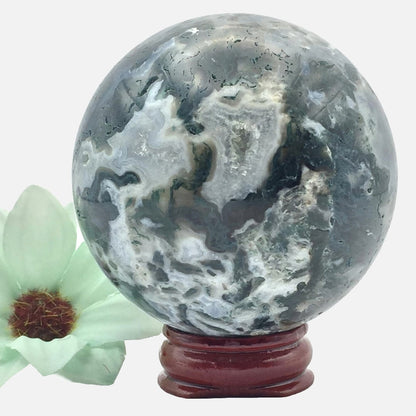 Moss Agate Sphere #2