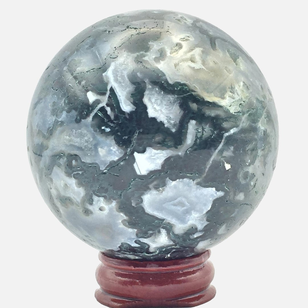 Moss Agate Sphere #2