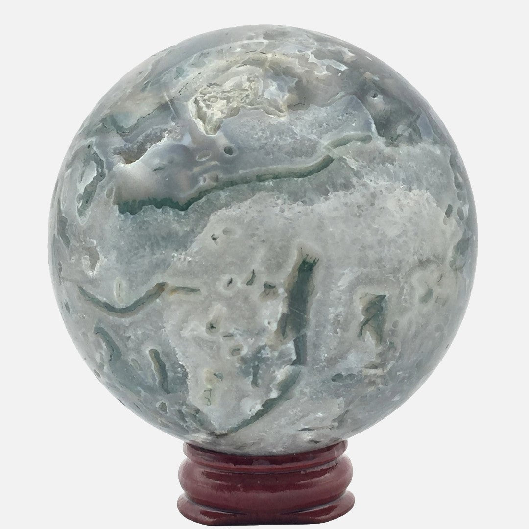 Moss Agate Sphere #3