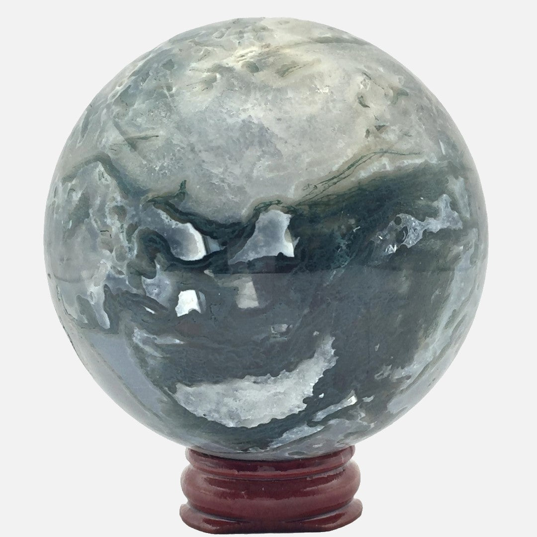 Moss Agate Sphere #3