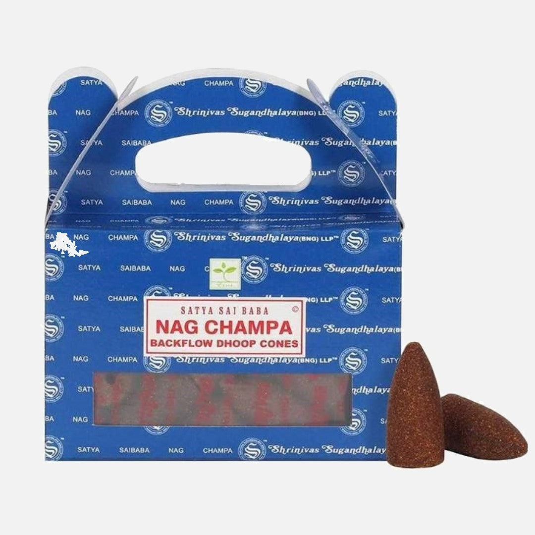 Satya Nag Champa Backflow Incense Cones