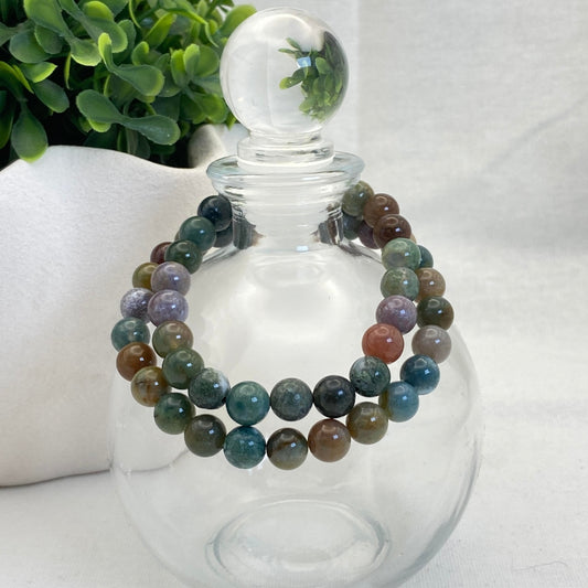 8mm Ocean Jasper Stretch Bracelet - Standard & Relaxed-Fit!