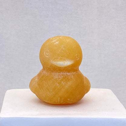 Orange Calcite Duck #1