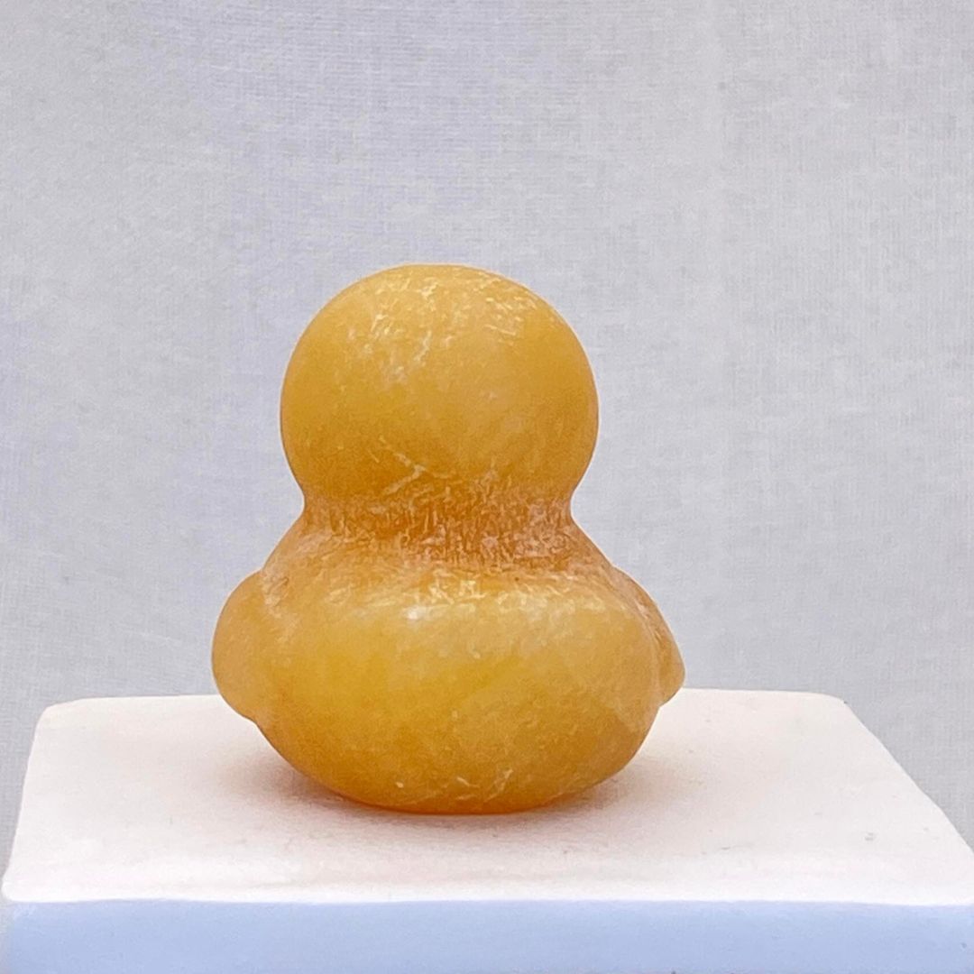 Orange Calcite Duck #1