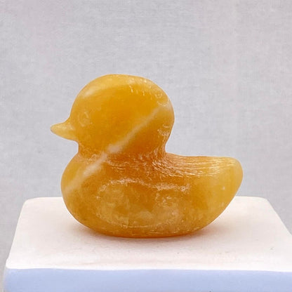 Orange Calcite Duck #2