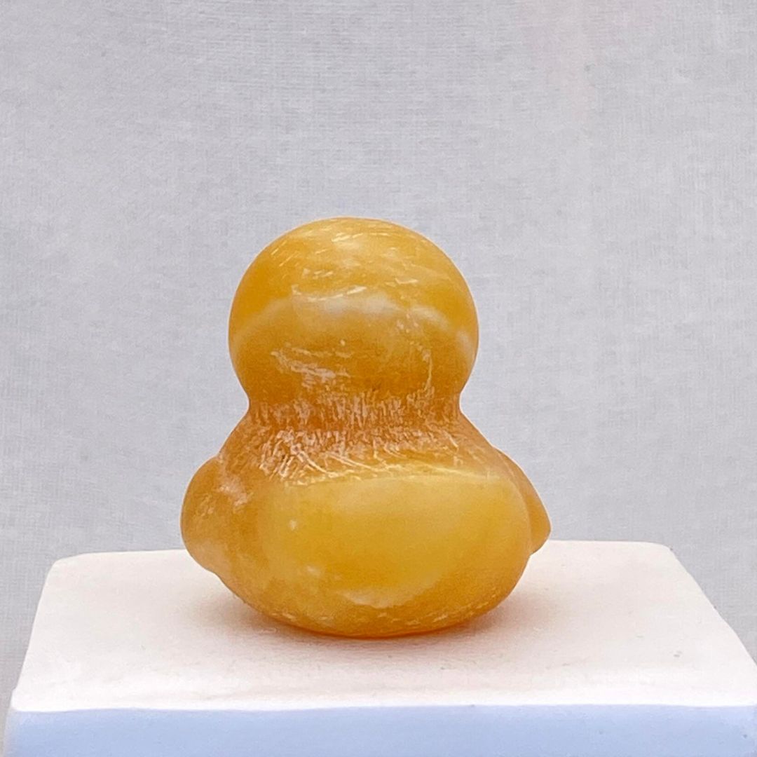 Orange Calcite Duck #2