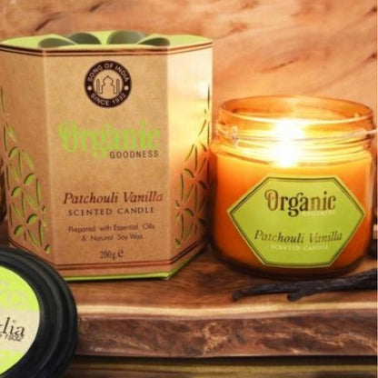 Organic Goodness Candle - Patchouli Vanilla