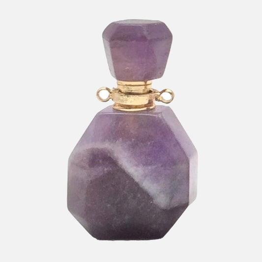 Amethyst Miniature Perfume Bottle #1