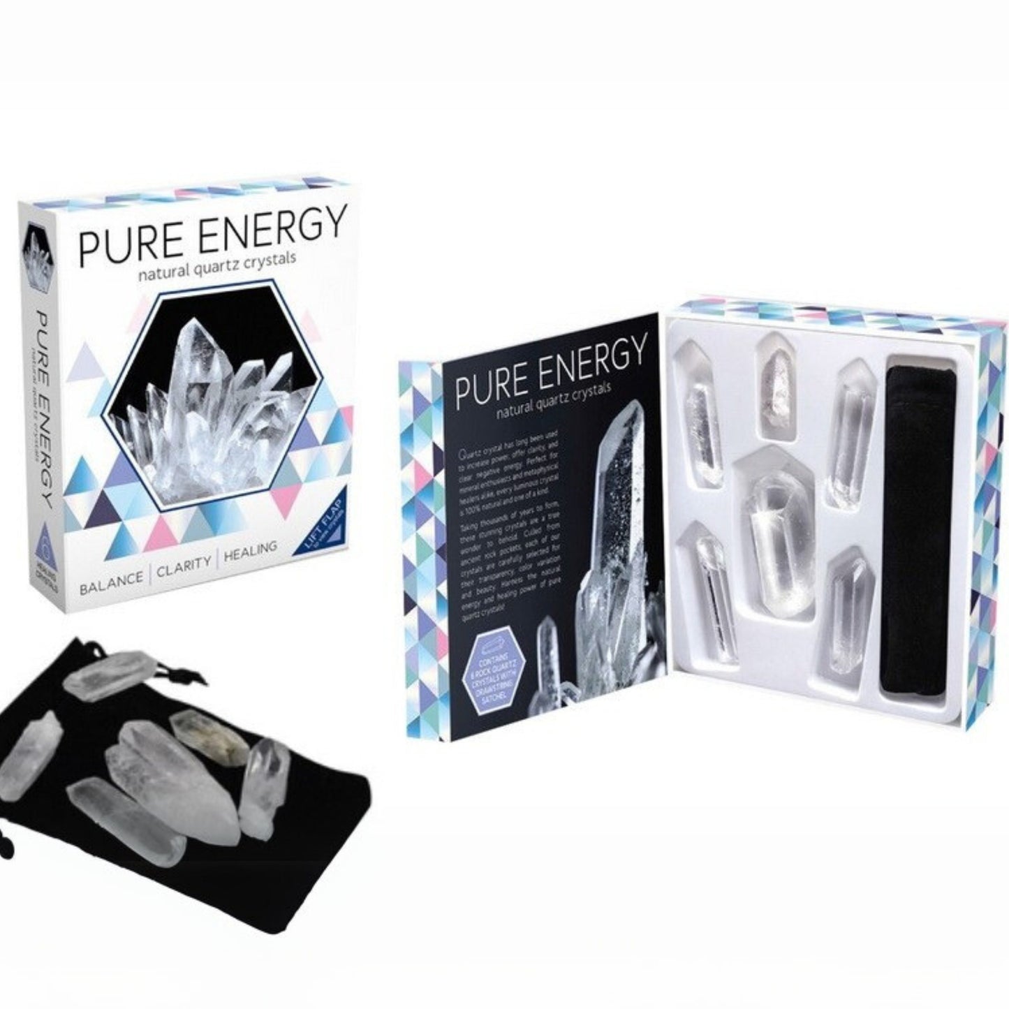 Pure Energy Clear Quartz Boxed Set