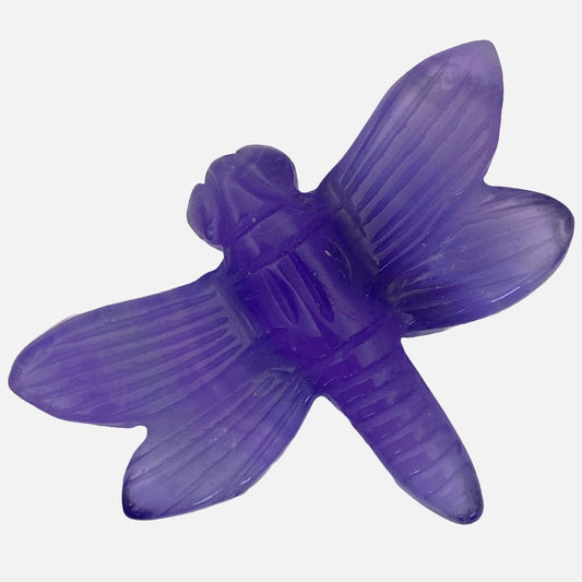 Purple Fluorite Dragonfly