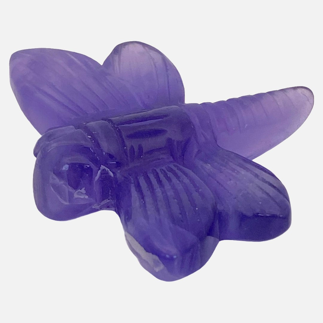 Purple Fluorite Dragonfly