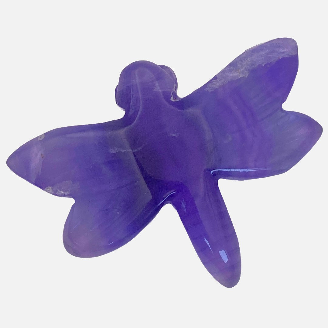 Purple Fluorite Dragonfly