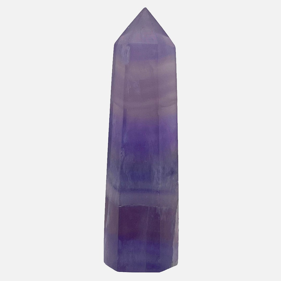 Purple Fluorite Point #6