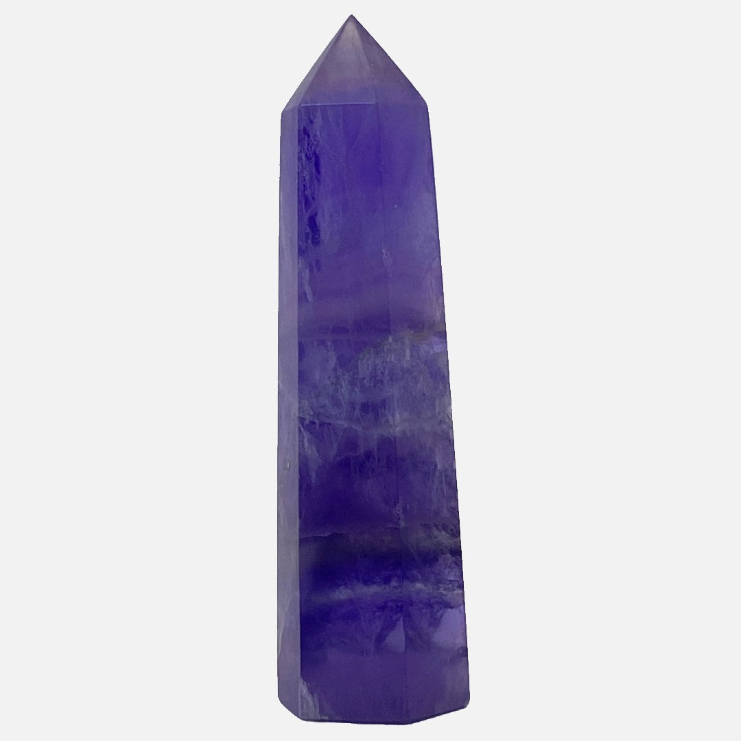 Purple Fluorite Point #7