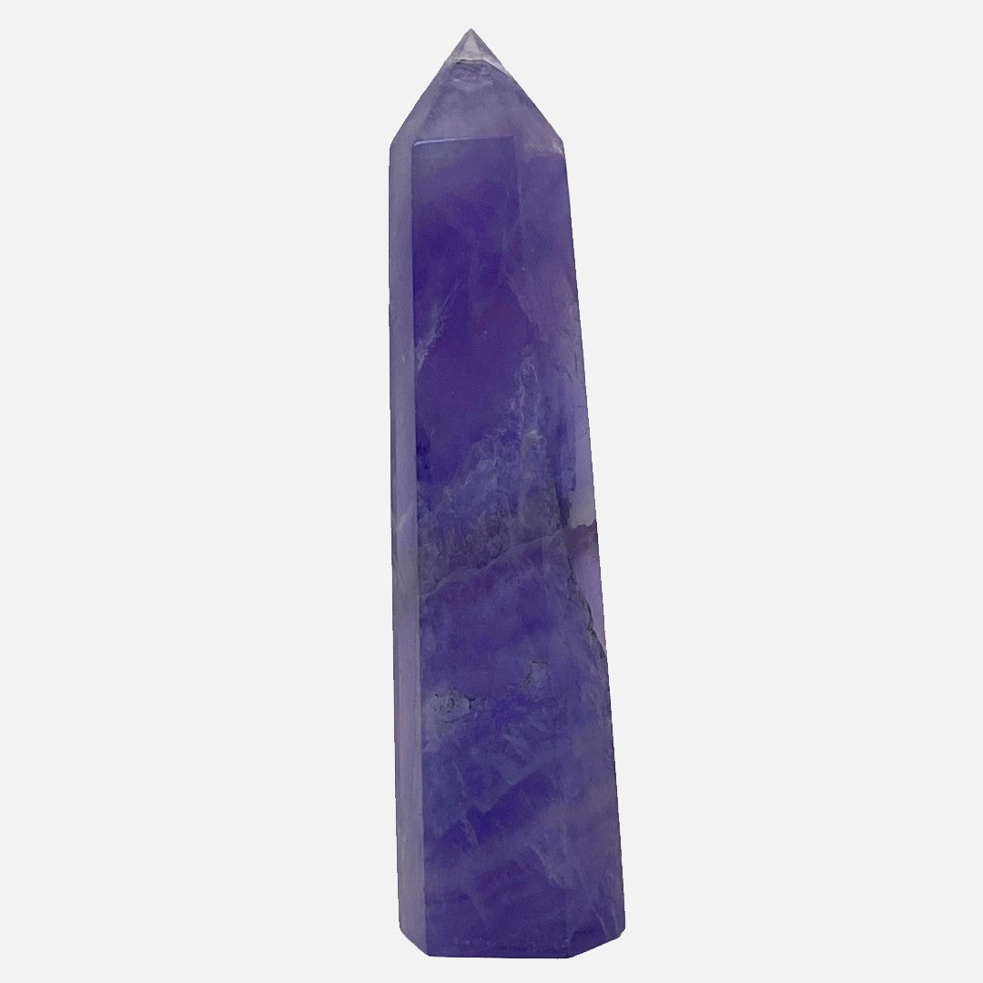 Purple Fluorite Point #8