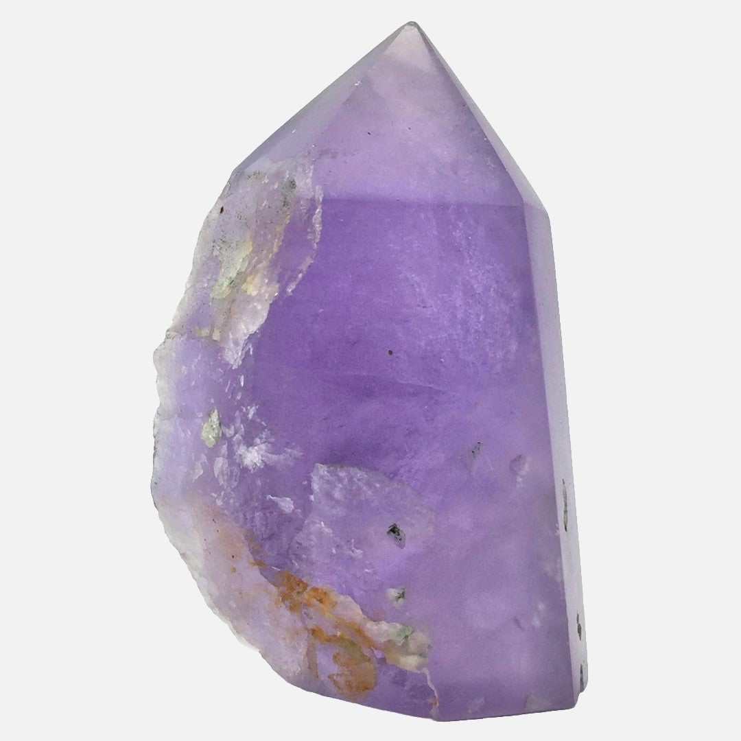 Purple Fluorite Single Rough-Side Tower #1 - Short