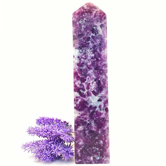 Purple Mica 23cm Tower #3 - Over 1kg! - 23cm