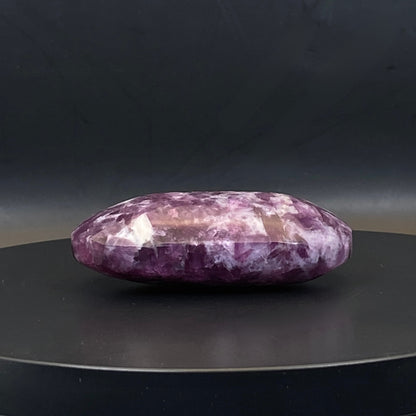 Purple Mica Pillow Palm Stone #3