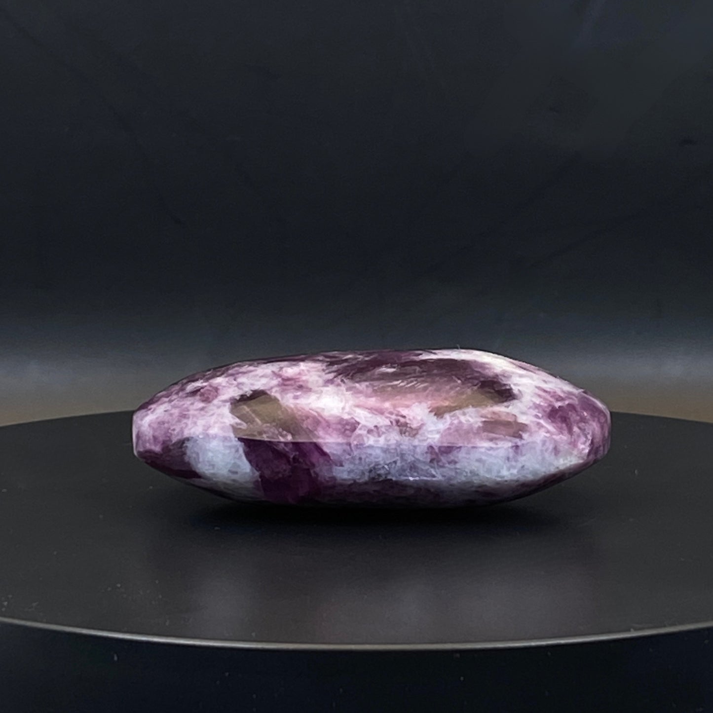 Purple Mica Pillow Palm Stone #4