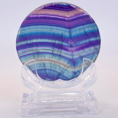 Rainbow Fluorite Plate on Stand