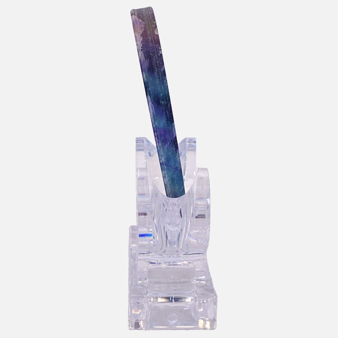 Rainbow Fluorite Plate on Stand