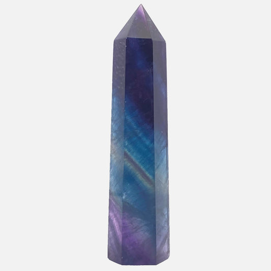 Rainbow Fluorite Point #1