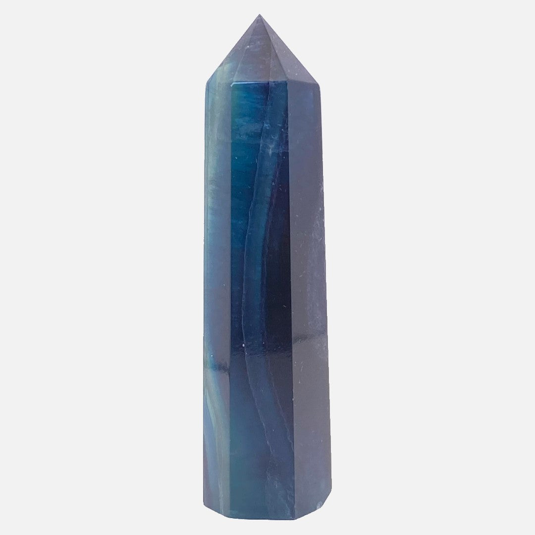 Rainbow Fluorite Point #4