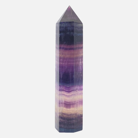 Rainbow Fluorite Point #7