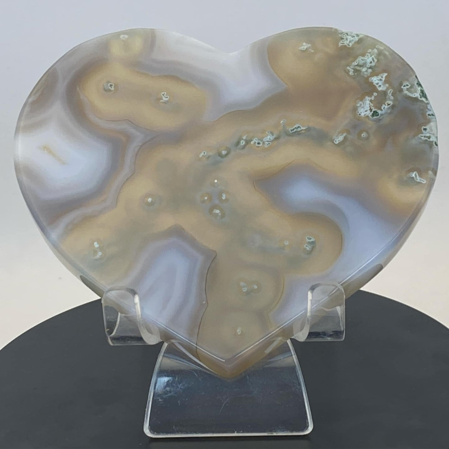 Rare Moss Agate Heart #3