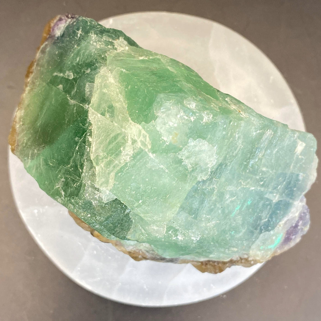 Raw Green Fluorite Specimen