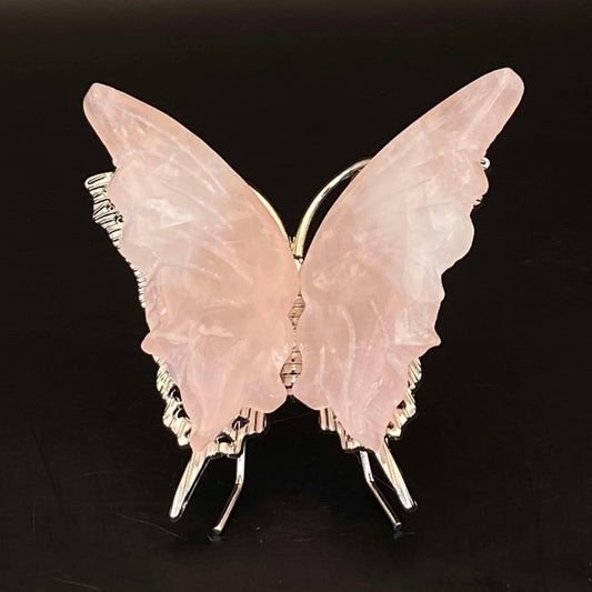 Rose Quartz Butterfly