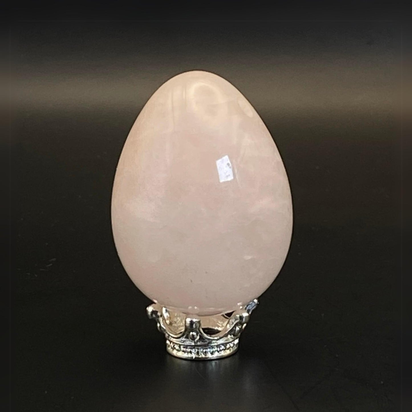 Rose Quartz Egg #11 - Drilled