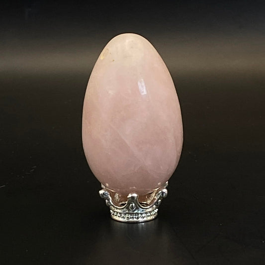 Rose Quartz Egg #8 - Drilled