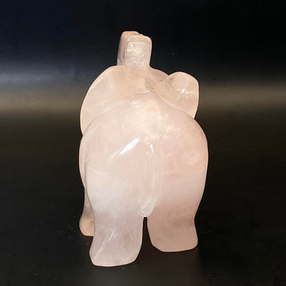 Rose Quartz Elephant #2